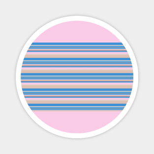 Cherry Blossom Face Stripes Magnet